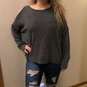Open Shoulder Sweater